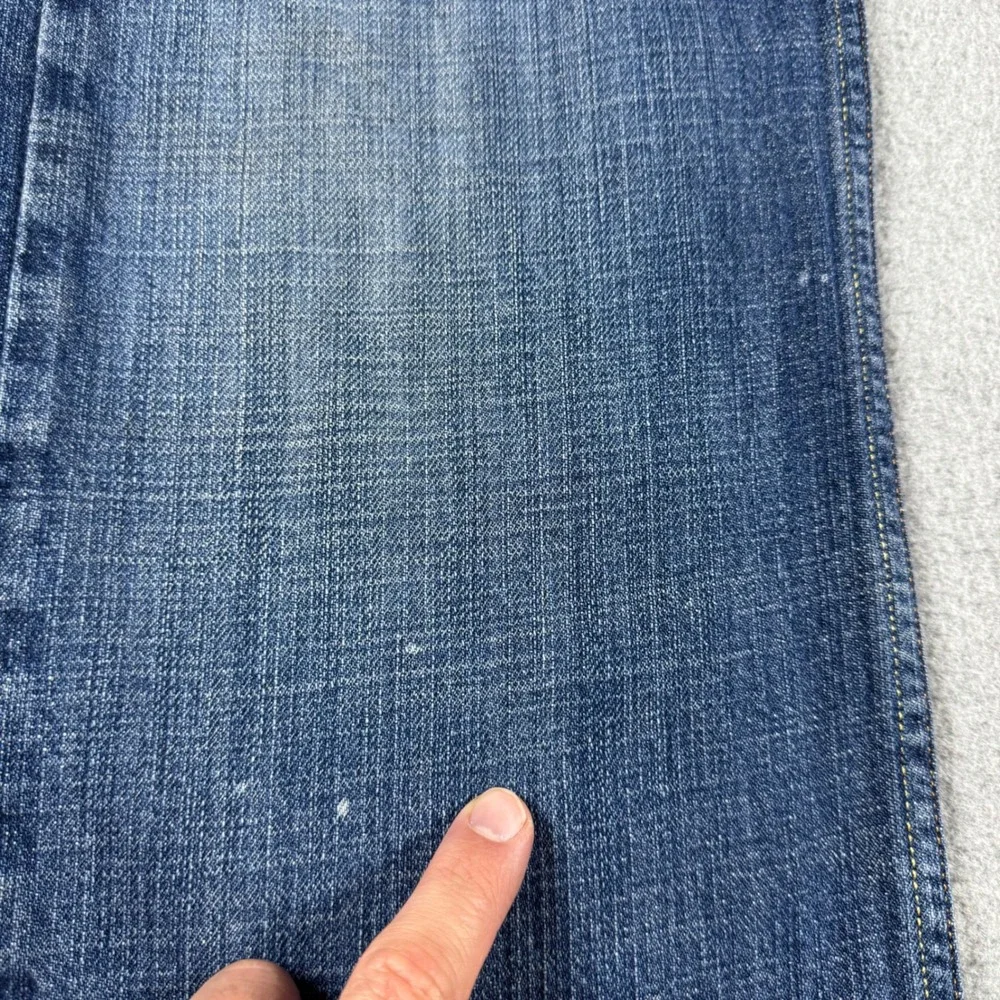 Levis 514 Slim Straight Jeans Mens 36x34 Blue Denim Medium Wash 100% Cotton